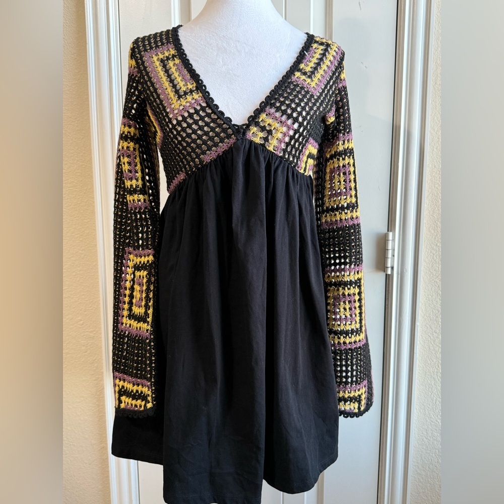 ASOS design crochet sweater dress